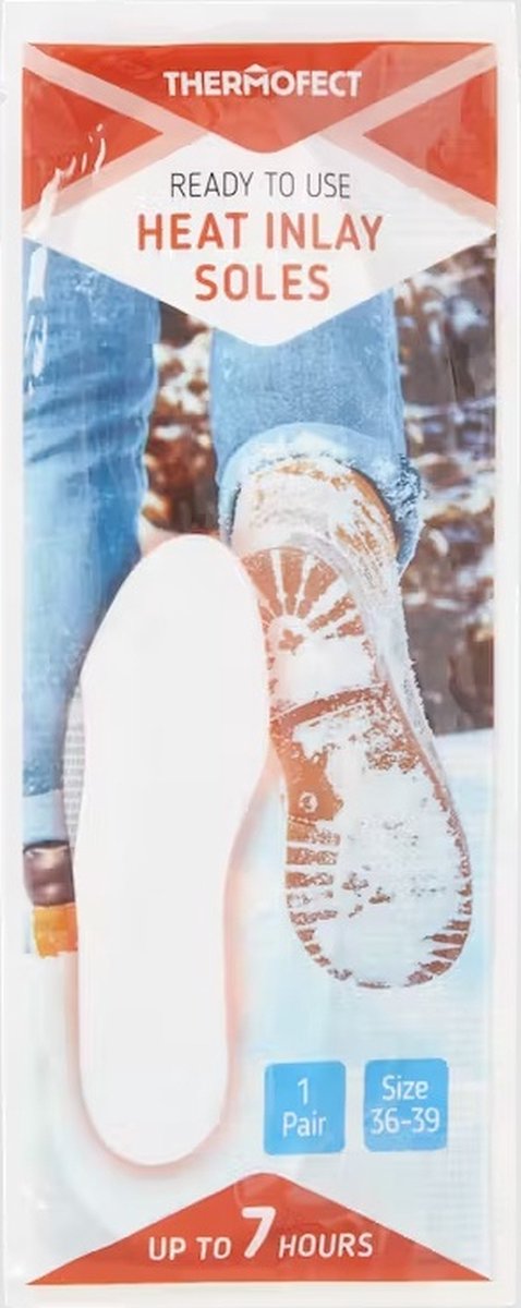 Semelles chauffantes Thermofect taille